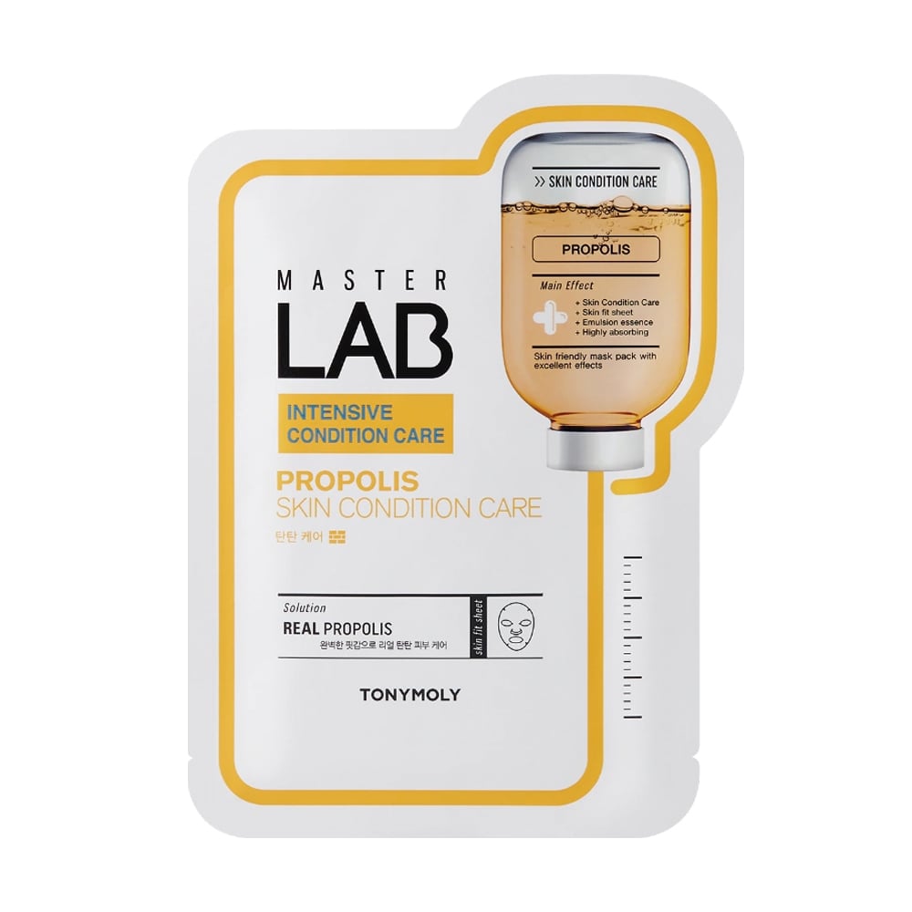 Тканинна маска для обличчя Tony Moly Master Lab Propolis Mask з прополісом, 19 г